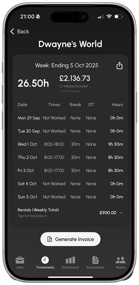 CineLog app screenshot